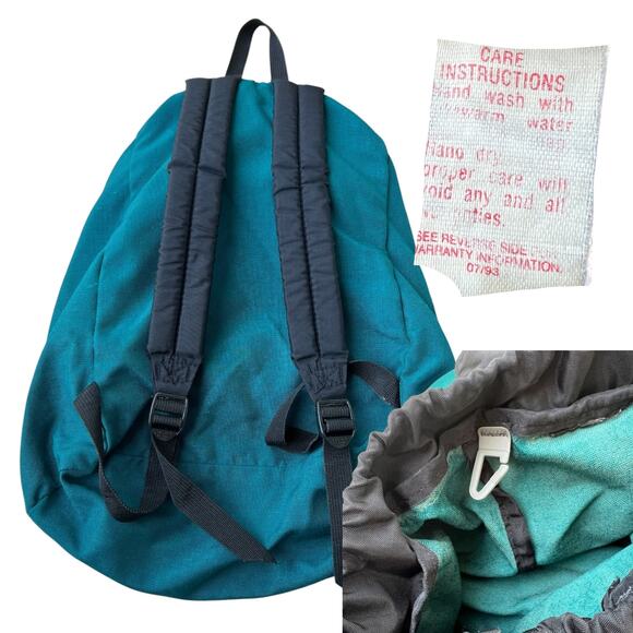 JanSport Vintage Ocean Weathered Flap Adjustable Backpack main image 5